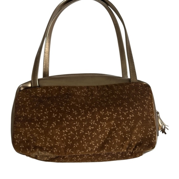 Vintage Victoria's Secret Brown Corduroy Handbag - Picture 3 of 5